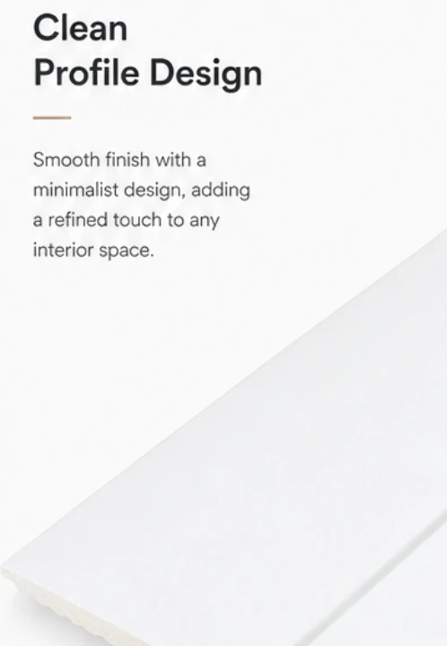 Premium PS Skirting Board For Residential & Commercial Projects factory